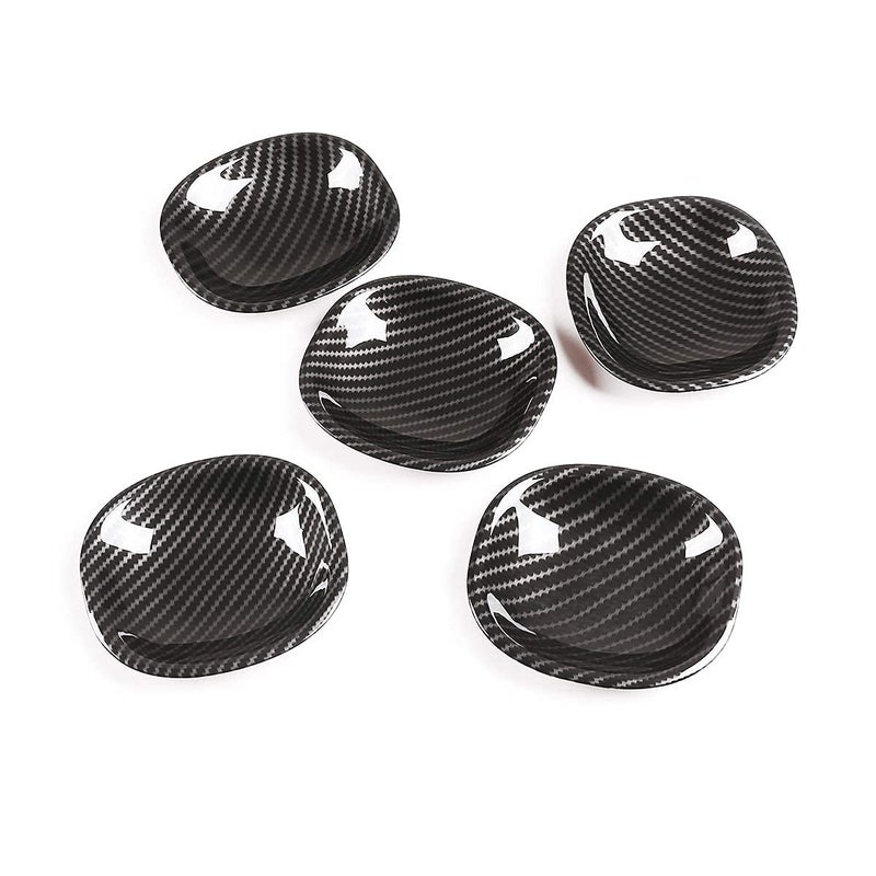 CHEYA ABS Car Exterior Door Handle Bowl Cover Trim Sticker for Mercedes Benz G Class W463 G500 2019-2020 Auto Accessory (Carbon Fiber) - Image 4